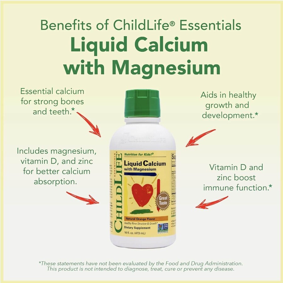 Flüssiges Calcium und Magnesium, 473 ml, Childlife Essentials