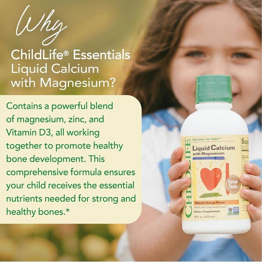 Flüssiges Calcium und Magnesium, 473 ml, Childlife Essentials