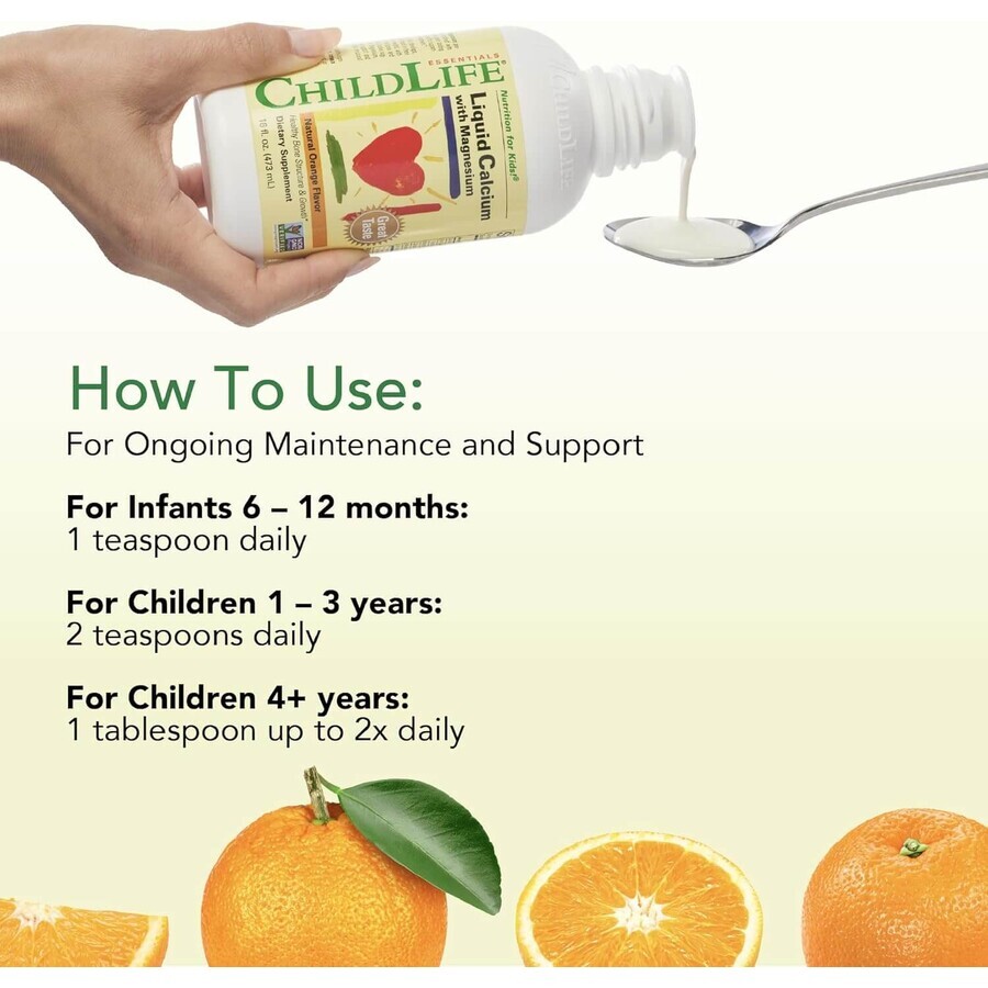 Flüssiges Calcium und Magnesium, 473 ml, Childlife Essentials