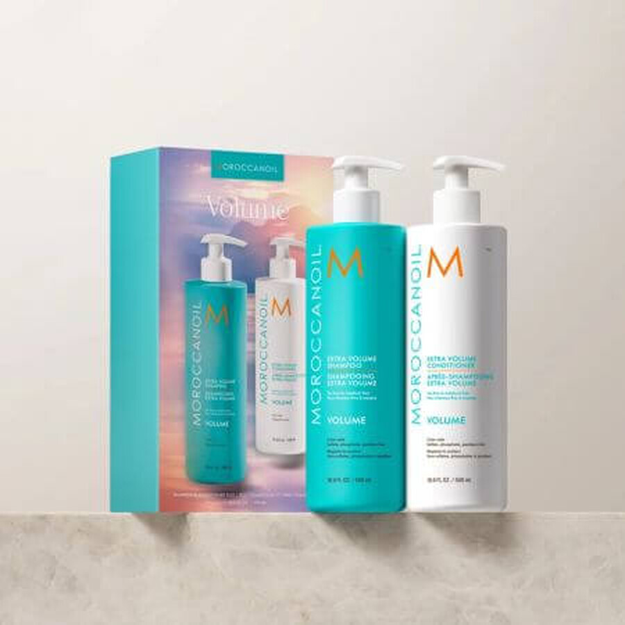 Extra Volume Shampoo en Conditioner, 2x500 ml, Moroccanoil