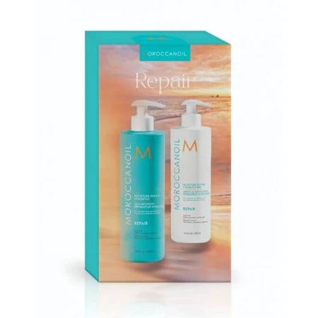 Shampooing et Conditionneur Réparateur, 2x500 ml, Moroccanoil