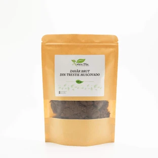Azúcar moscovado de caña en bruto, 500 g, Natura Plus