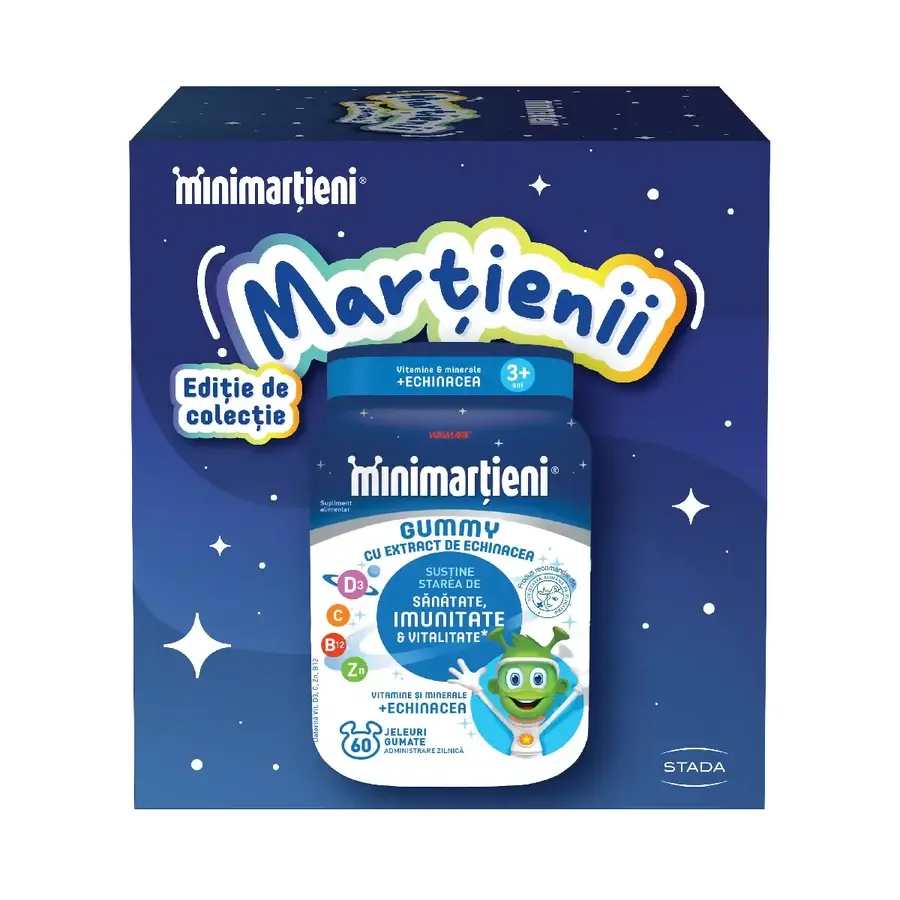 Gummy Pack with Echinacea Minimartieni, + 3 years, 60 jellies + keyring, Walmark