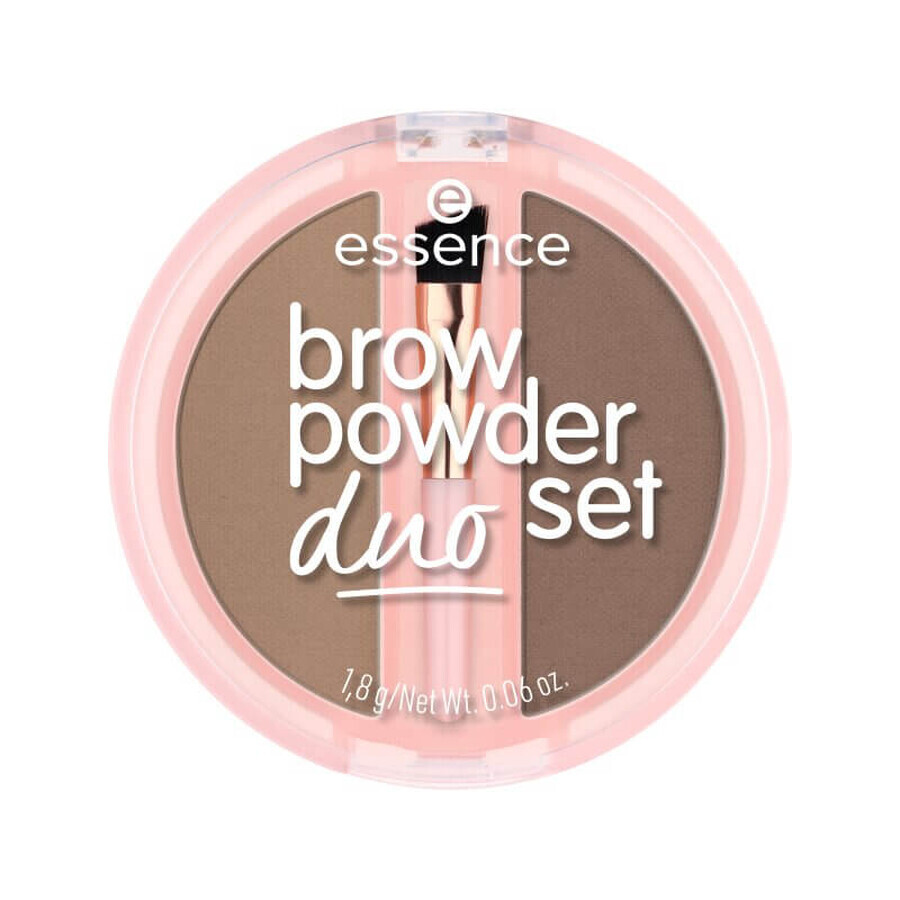 Brow Powder Brow Powder Set, 01 Light, 1.8 g, Essence