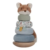 Juguete apilable de madera y tela Forest Friends, 12 meses+, Little Dutch