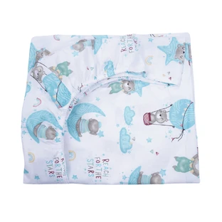 Cearsaf, 120x60 cm, Teddybeer in ballon, 1 stuk, Fic Baby