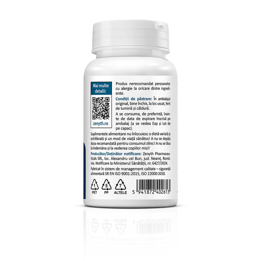 Bisglycinate de zinc, 60 gélules, Zenyth