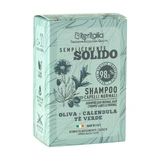 Festes Shampoo mit Olive, Ringelblume und grünem Tee, 85 g, Iteritalia