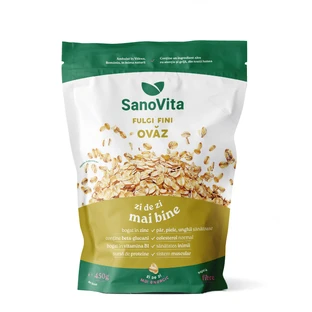 Flocons d'avoine fins, 450 g, Sanovita