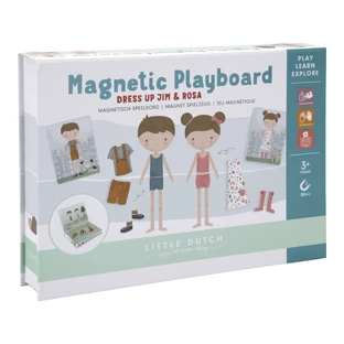 Puzzle magnétique, 3 ans et +, Gim et Rosa, Little Dutch