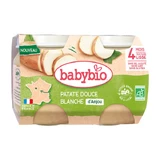 White sweet potato puree, 4 months+, 2x130 g, Babybio
