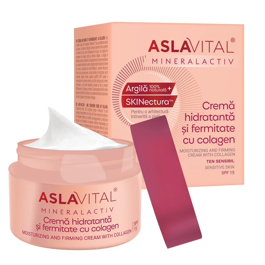 Moisturizing and firming cream with collagen MineralActiv, 50 ml, Aslavital