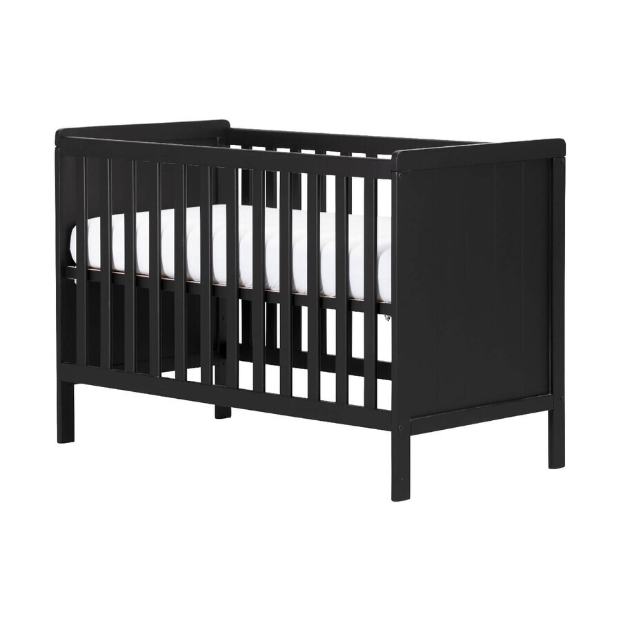 MDF cot, 120x60 cm, Walnut, Elisabeth II, E-Kids