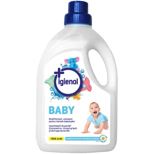 Bebé Desinfectante para ropa de bebé, Musetel, 1,5 litros, Igienol