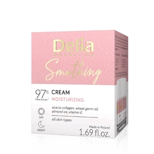 Glättende, feuchtigkeitsspendende Gesichtscreme, 50 ml, Delia