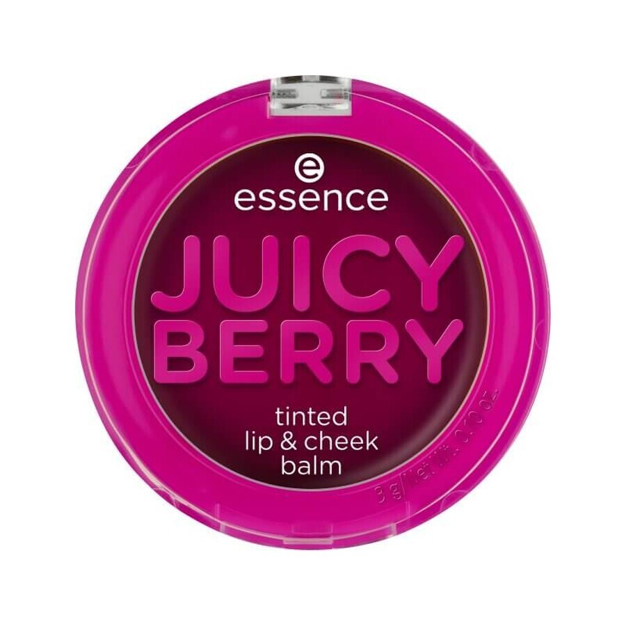 Baume à lèvres et à joues Juicy Berry, Violet, 3 g, Essence