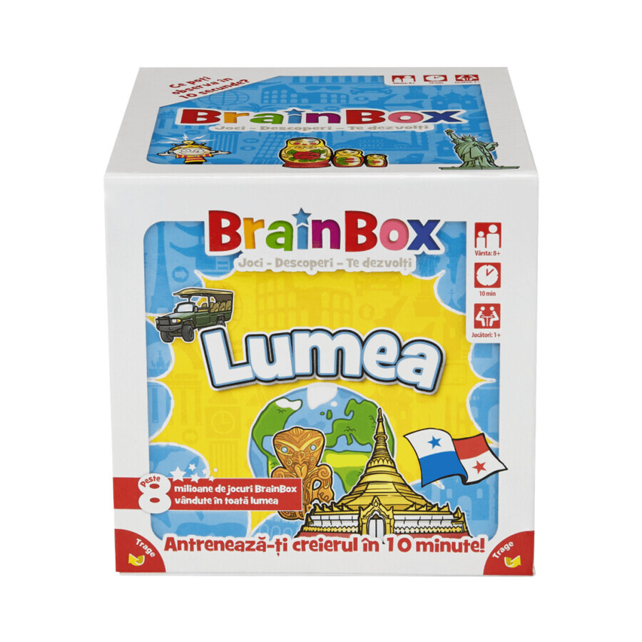 Jeu éducatif - Le monde, 8 ans et plus, Brainbox