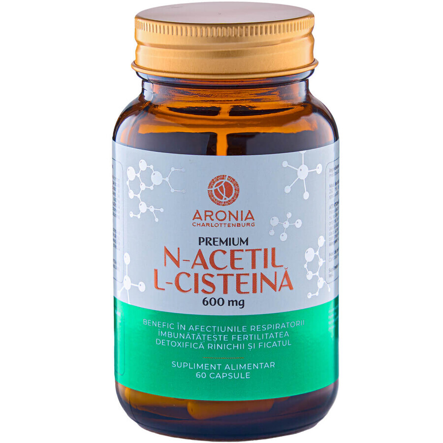 Premium N-Acetyl L-Cysteine, 60 gélules, Aronia Charlottenburg