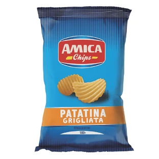 Geribbelde chips, 100 g, Amica