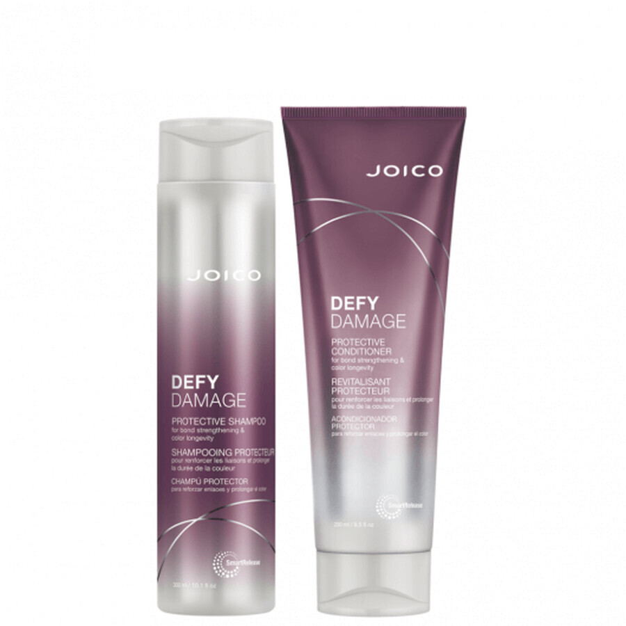 Champú y Acondicionador Defy Damage, 300 ml + 250 ml, Joico