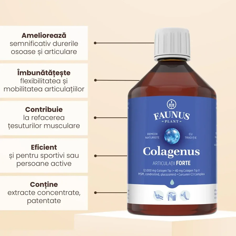 Colagenus Articulatii Forte, 500 ml, Faunus