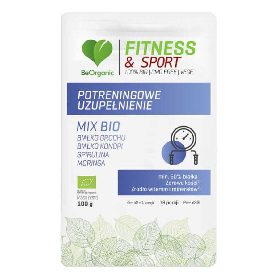 BeOrganic Post-Entrenamiento Fitness & Sport MIX Bio 100g
