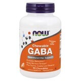 NOW foods GABA + Taurine + Inositol 90 lozenge tablets