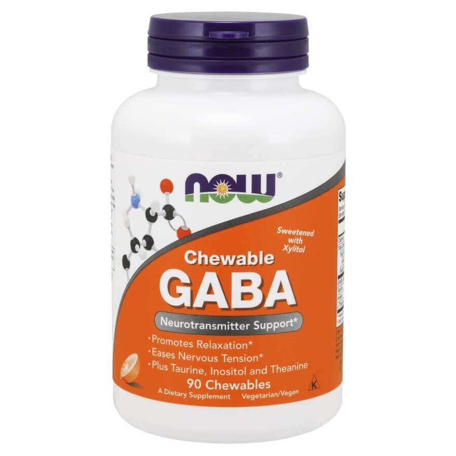 NOW foods GABA + Taurina + Inositolo 90 pastiglie