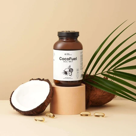 Coco Fuel Aceite MCT - 2000 mg - 100 cápsulas blandas Aura Herbals