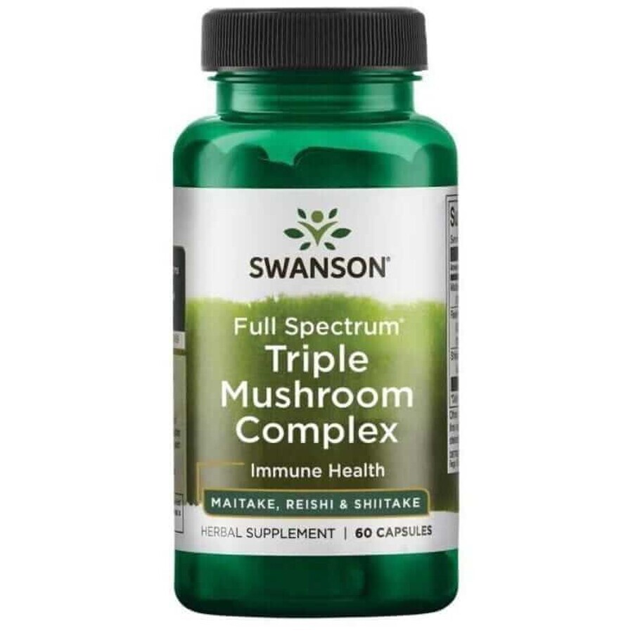 Swanson Dreifach-Pilz-Komplex 60 Kapseln