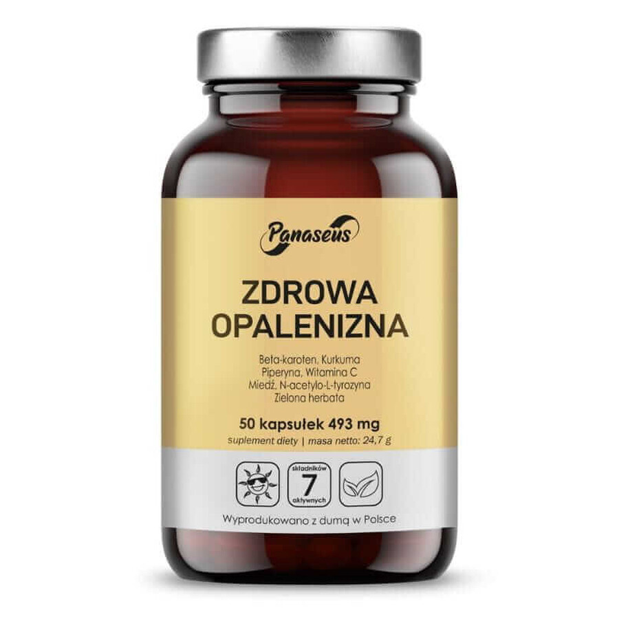 Healthy tan 50 capsules Panaseus