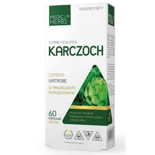 Artischocke 600 mg, 60 Kapseln Medica Herbs