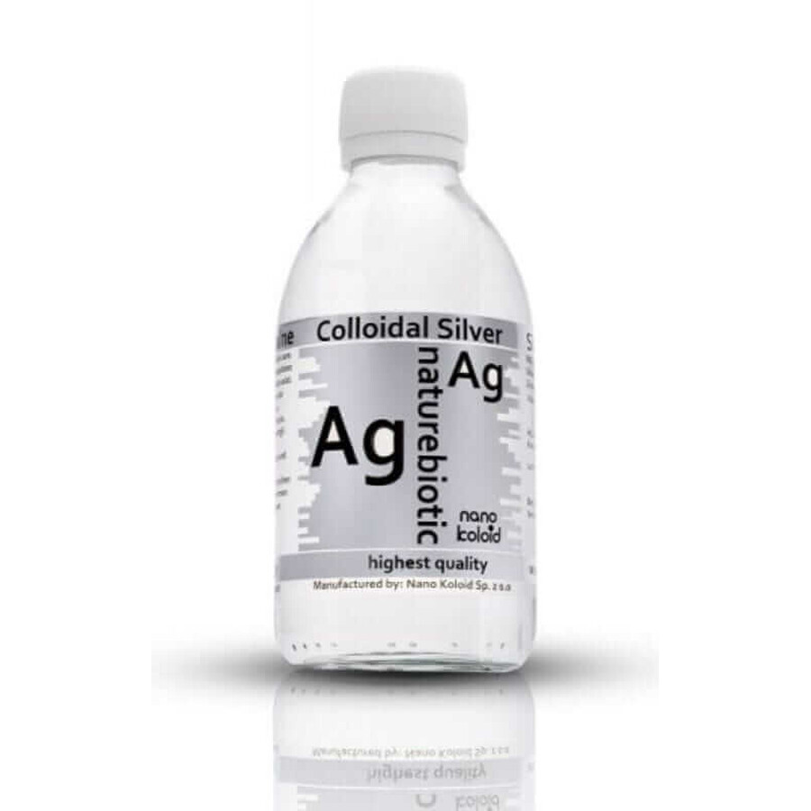 Argento colloidale 25 PPM 250ml in bottiglia di vetro