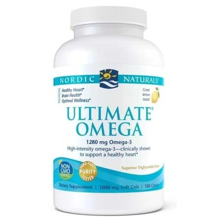 Ultimate Omega 1280 mg, Zitrone 180 Kapseln Nordic Naturals