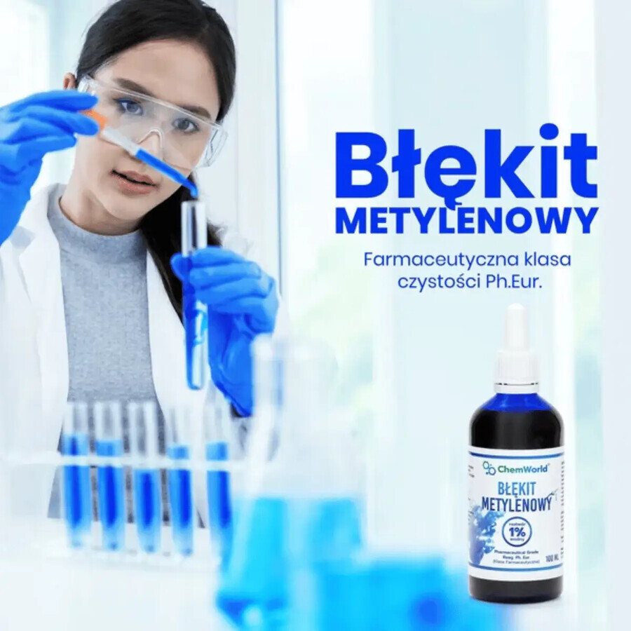 Blu di metilene 1% - 100 ml ( Ph. Eur. ) Chemworld