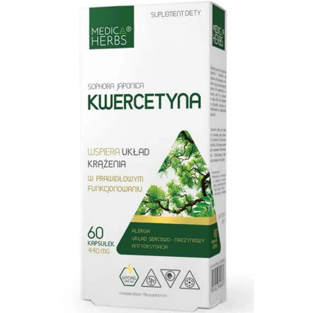 Quercetina 418mg, 60 cápsulas Medica Herbs