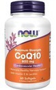 CoQ10 with Lecithin &amp; Vitamin E (Coenzyme + Lecithin + Vitamin E) 600mg - 60 softgels NOW Foods