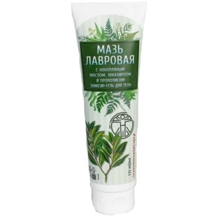 Pommade de laurier à l'huile de chanvre, eucalyptus et propolis 135ml