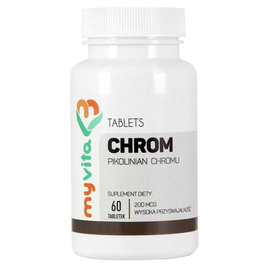 Myvita Chrom (Chrompicolinat) 60 Tabletten