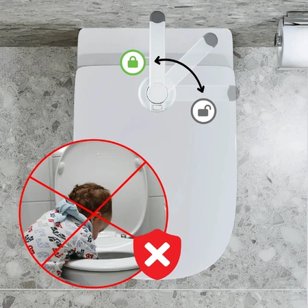 Sipo, Safety Lock toiletbrilbeschermer, 1 st.
