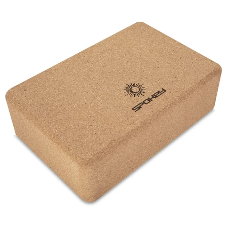 Spokey Nidra, cubo de yoga, corcho, 1 pieza