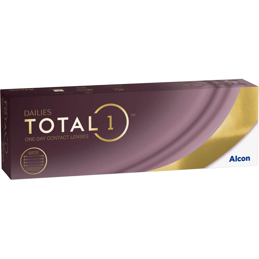 Dailies Total 1 8.5, lenti a contatto, 1 giorno, -4.25, 30 pz.