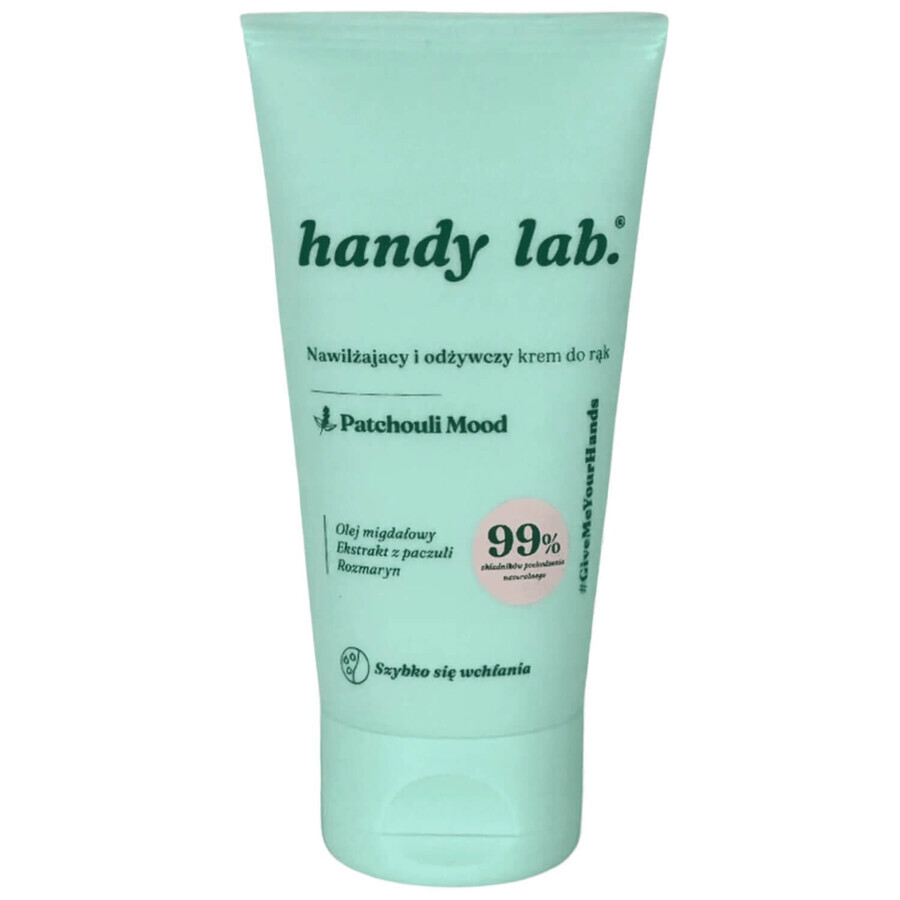 Handy Lab Patchuli Mood, moisturizing hand cream, 50 ml