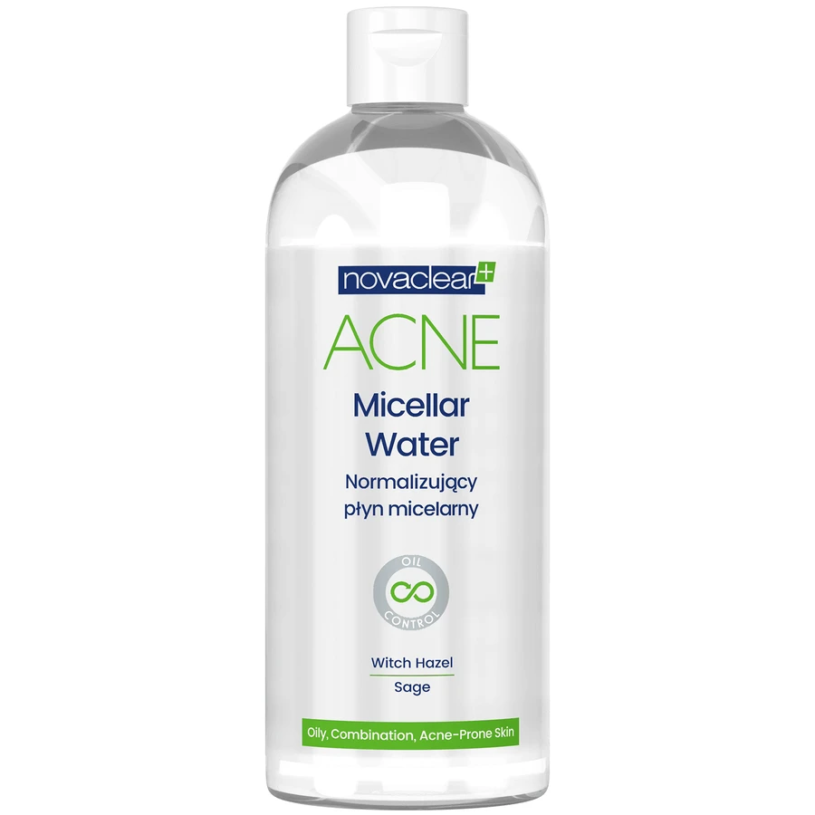 Novaclear Acné, loción micelar normalizante para pieles con tendencia acneica, 400 ml