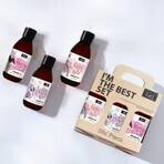 Set mini detergente da donna LaQ, gel doccia, Bossy & Sexy, 2 x 100 ml + Rock & Roll, 2 x 100 ml + Class & Success, 2 x 100 ml