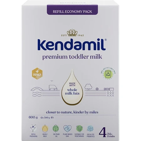 Kendamil Premium 4 HMO+, junior melk, na 24 maanden, 600 g