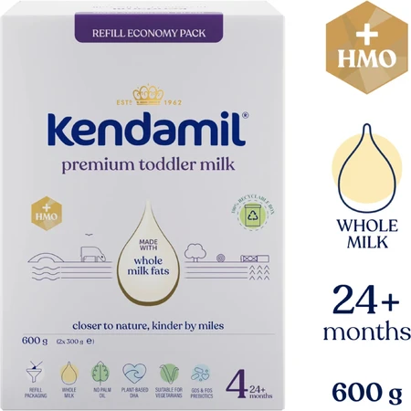 Kendamil Premium 4 HMO+, junior melk, na 24 maanden, 600 g
