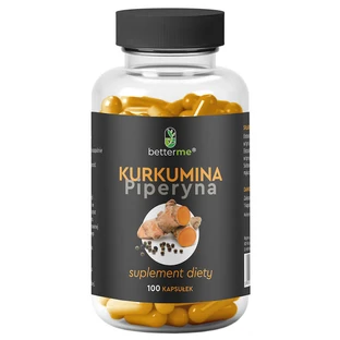 BetterMe Curcumin-Piperine, 100 Kapseln
