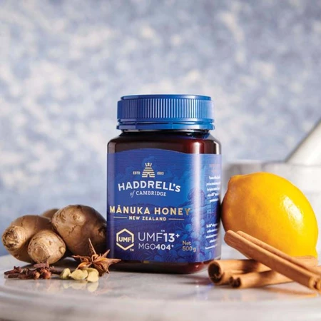 Haddrell's, Manuka UMF 13+ MGO 404+ honing, 500 g