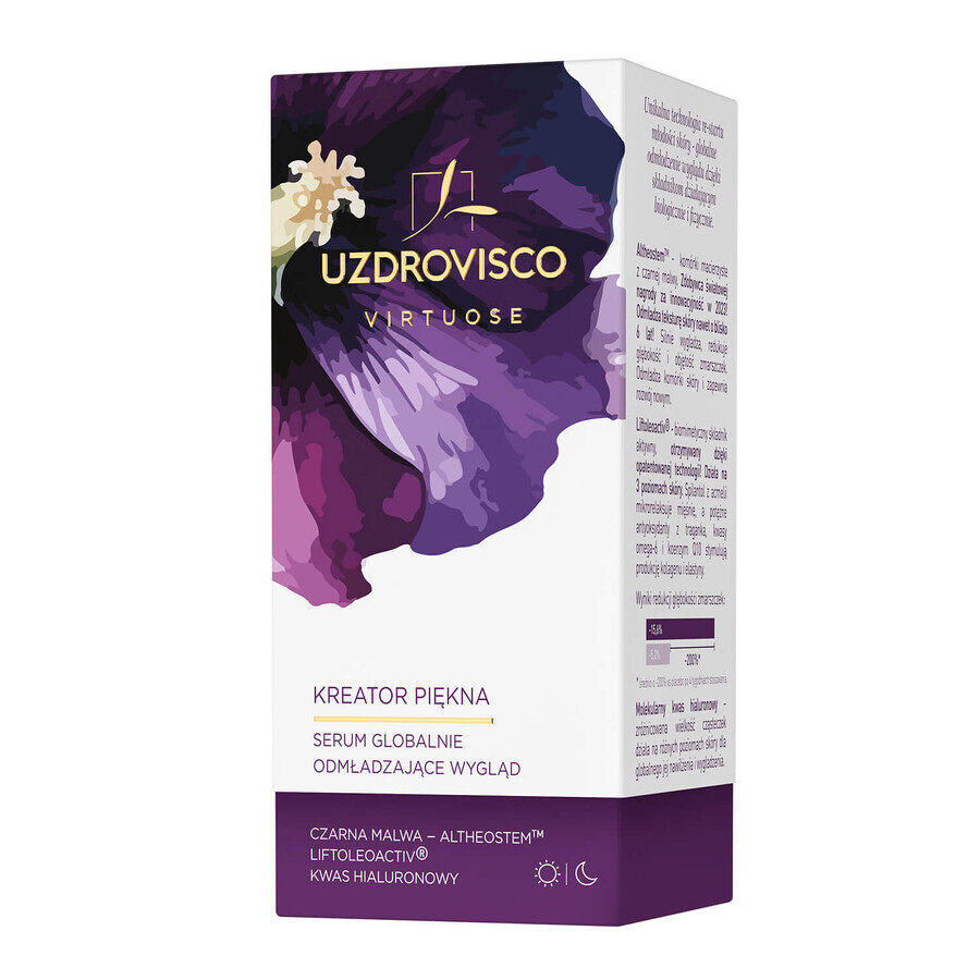 Uzdrovisco Virtuose Beauty Wizard, Serum zur globalen Verjüngung des Aussehens, 30 ml